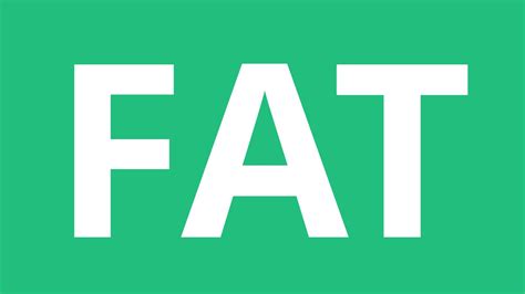 fatter pronunciation|fat or fat.